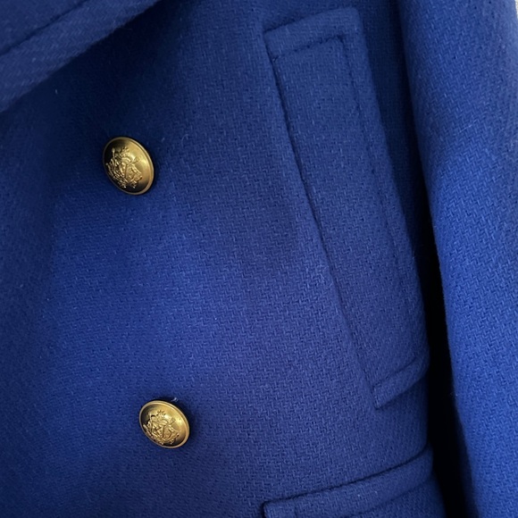 J. Crew Blue Peacoat with Gold Buttons - Picture 4 of 5